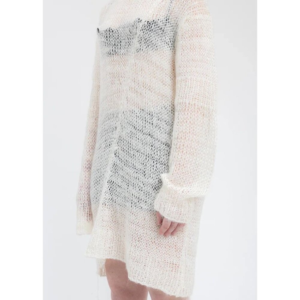 Doublet Upcycle Winder Yarn Pullover Limited 12/14 One Size White Sweater $790 - Picture 15 of 16